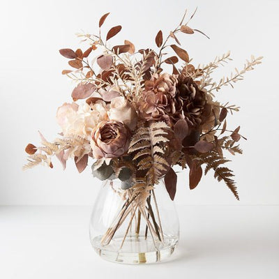 1 x Hydrangea Rose Mix in Vase