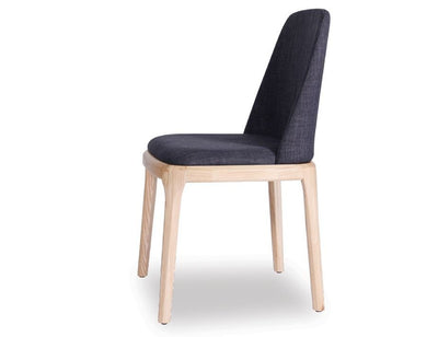 Kami Chair - Natural - Charcoal Fabric