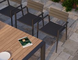 Halki Chair - Outdoor - Charcoal