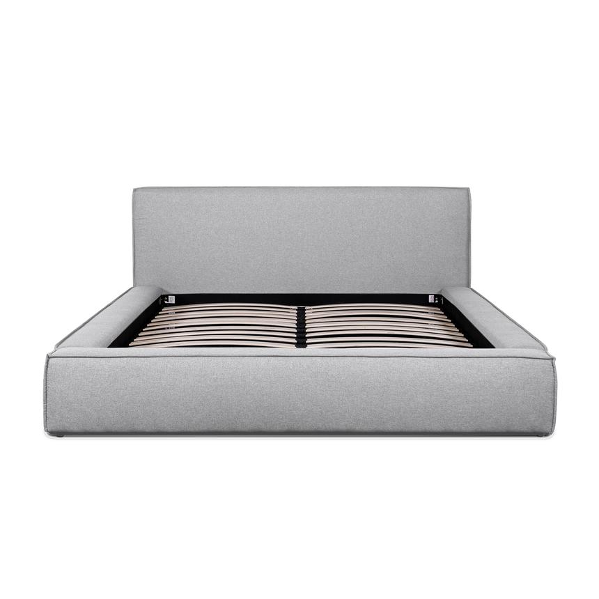 King Bed Frame - Pearl Grey Fabric