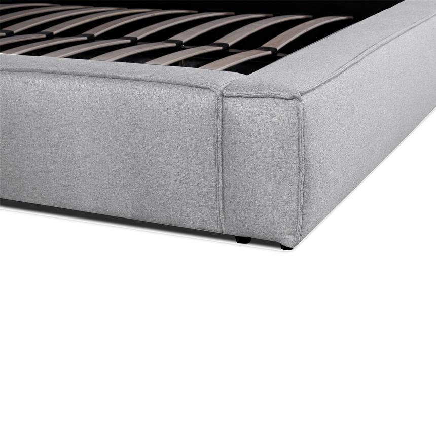 King Bed Frame - Pearl Grey Fabric