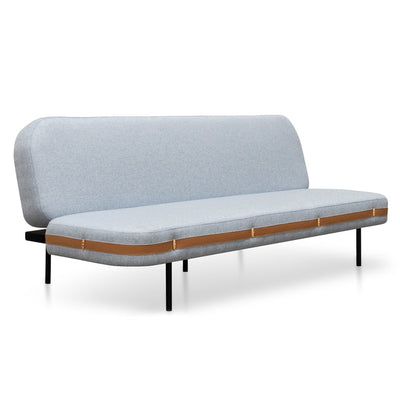 3 Seater Sofa Bed - Light Blue