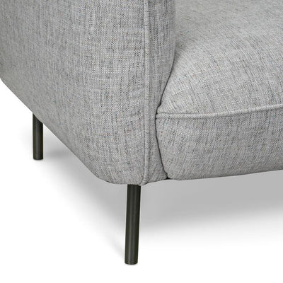 3 Seater Sofa - Light spec grey fabric