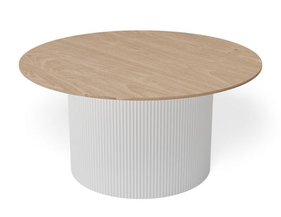 Mimi Coffee Table - White - Natural