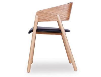Sargood Arm Chair - Natural - Black Pad
