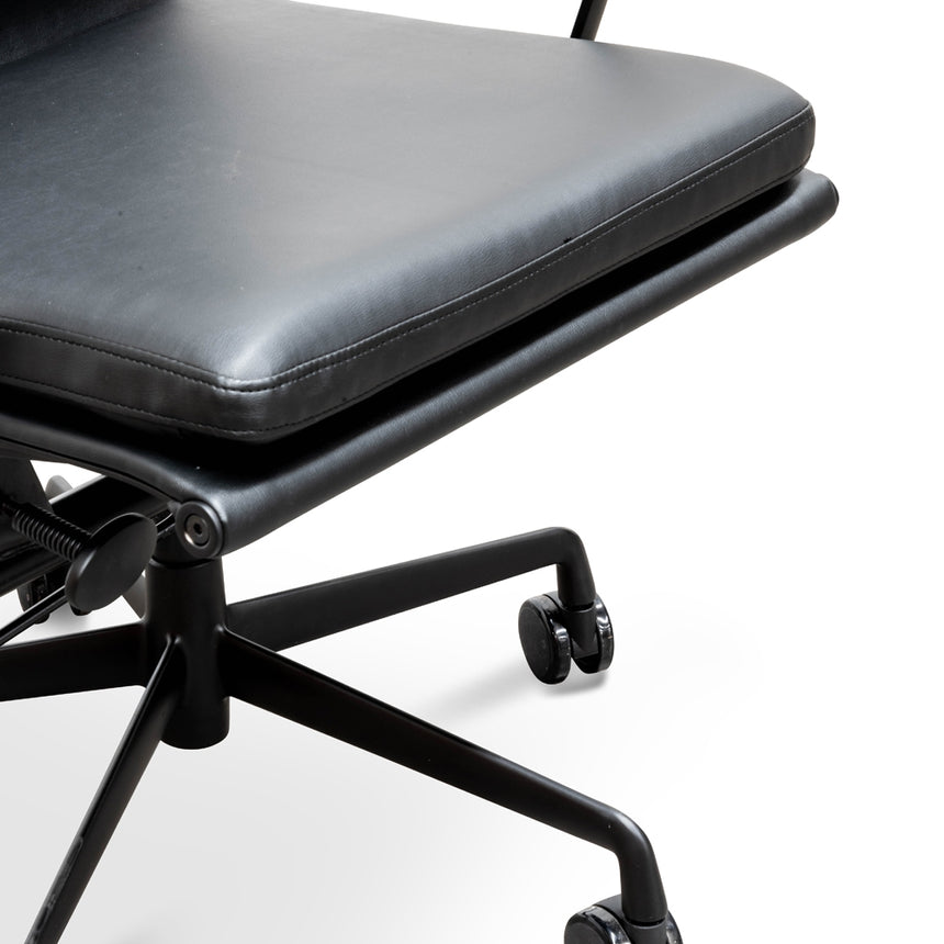 Low Back Office Chair - Full Black
