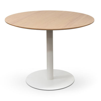Round Office Meeting Table - Natural