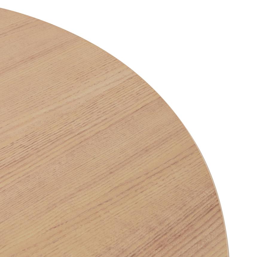 Round Office Meeting Table - Natural