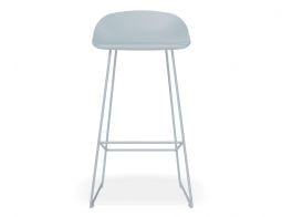 Pop Stool - Powder Blue Frame and Shell Seat
