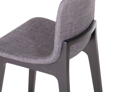Ara Chair - Black - Charcoal Fabric