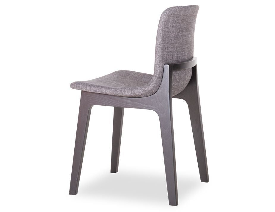 Ara Chair - Black - Charcoal Fabric