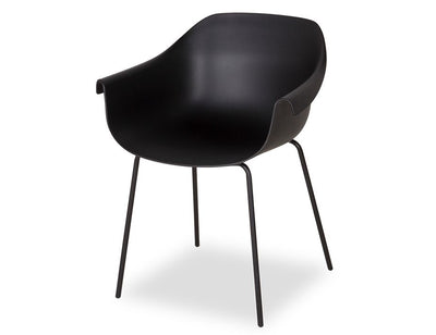 Crane Chair - Black Post - Black Shell