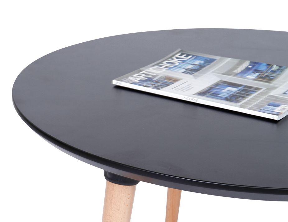 Massa Coffee Table - 80cm - Black - Natural