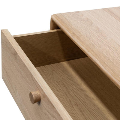 2 Drawer Side Table - Oak