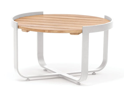 Fino Outdoor Coffee Table - White 60cm