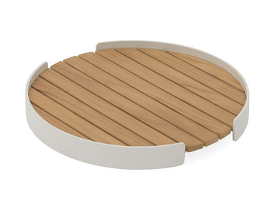 Fino Outdoor Tray Round - White