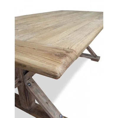 Dining Table 1.98m - Rustic Natural